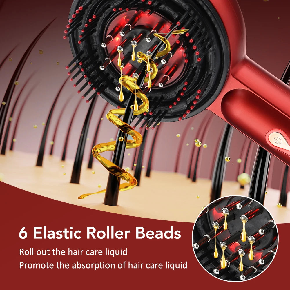 Red Light Therapy Hair Growth Scalp Massager