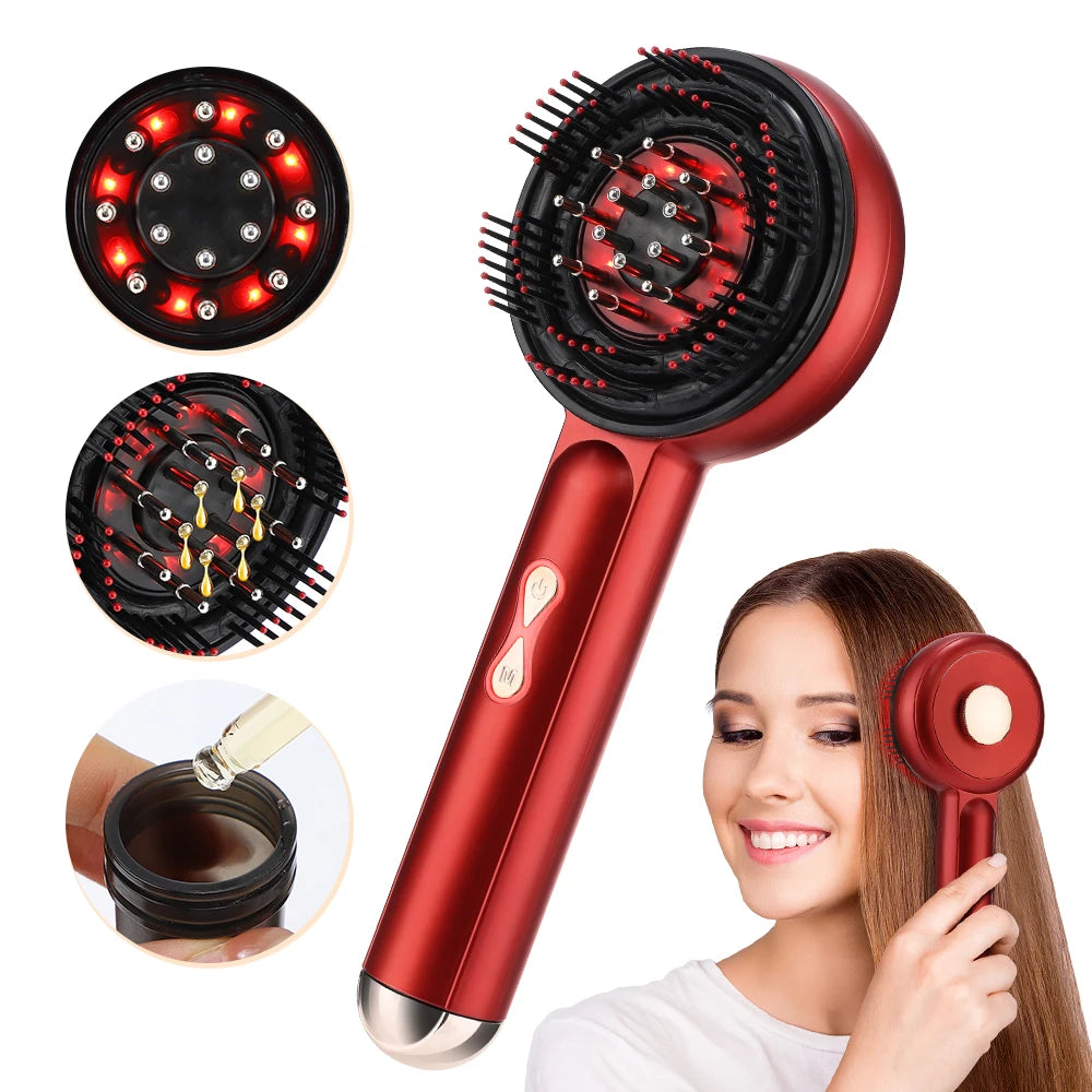 Red Light Therapy Hair Growth Scalp Massager