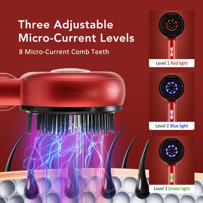 Red Light Therapy Hair Growth Scalp Massager