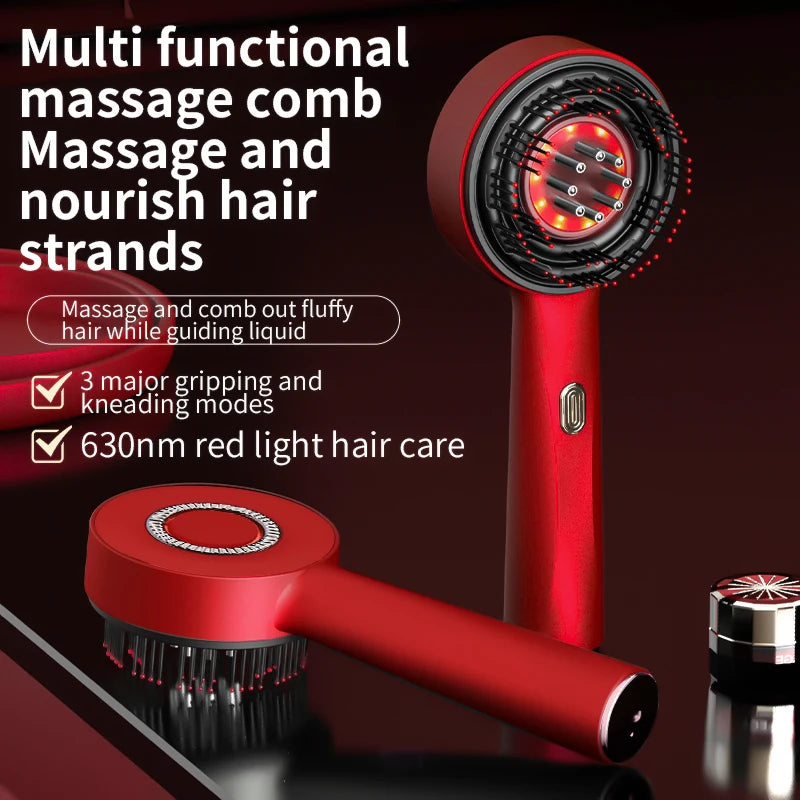 Red Light Therapy Hair Growth Scalp Massager