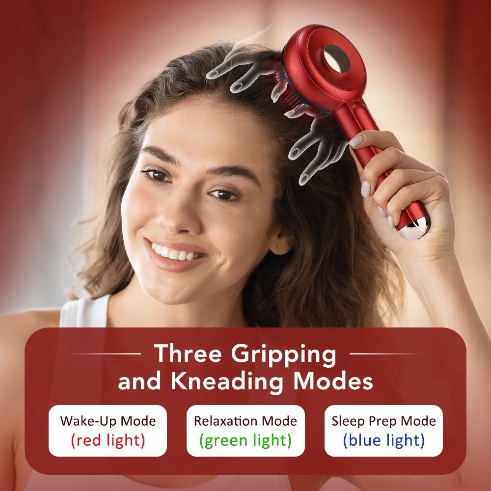 Red Light Therapy Hair Growth Scalp Massager