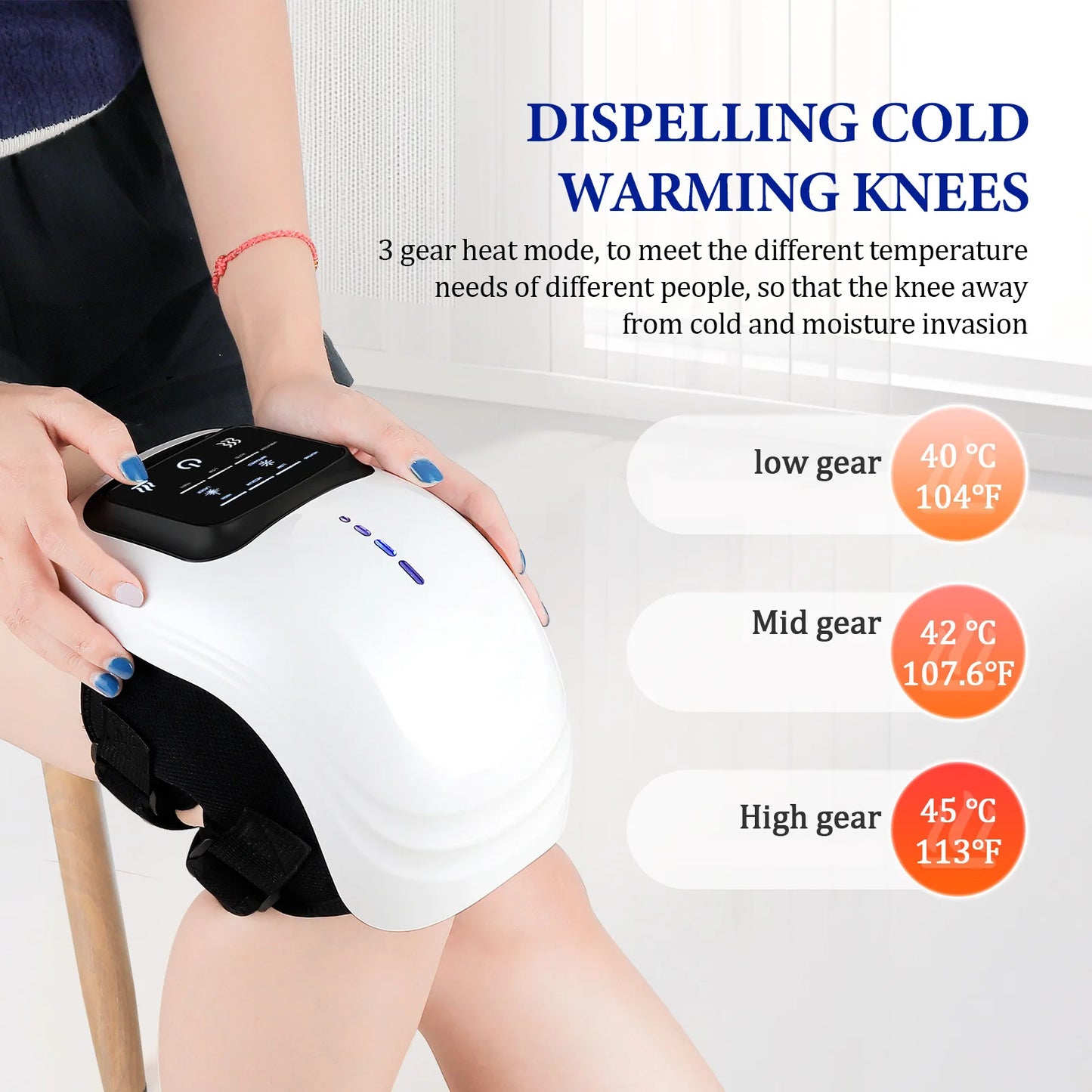 Foreverlily Smart Knee Massager with Vibration & Air Pressure